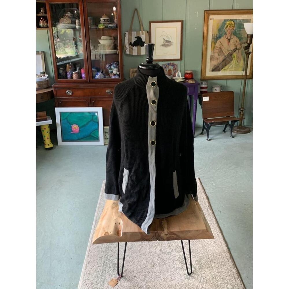 Cardigan poncho